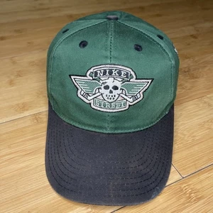 De colección Años 90 JUVENTUD Nike Calle Hockey sobre Hielo Jason Verde Swoosh-Snapback Sombrero Hechizo Grande - Imagen 1 de 16