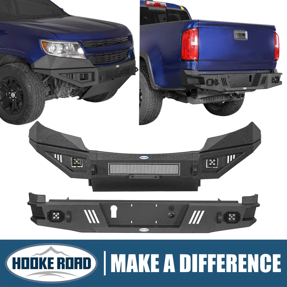 Barra delantera parachoques trasero para Chevy Chevrolet Colorado 2015 2016 2017 2018 2019 2020 Foto 1 de 1