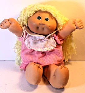 VINTAGE CABBAGE PATCH KIDS PUPPE MÄDCHEN BLONDE HAARE/GRÜNE AUGEN X ROBERTS 85 VINTAGE - Bild 1 von 3
