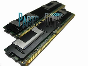 4GB 2x 2gb DDR2 PC2-5300 667MHz Dell PowerEdge 1950 ECC FB-DIMM Server Memory - Picture 1 of 1