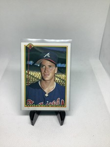 1990 TOPPS Bowman BRAVES #2 Tom Glavine. EXM-MINT.