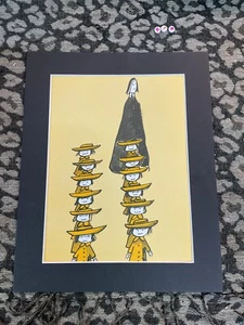 Madeline Art Print By Ludwig Bemelmans - Gallery Quality Print -mounted , Paris. - Picture 1 of 3