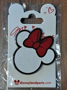 Neu Disney DLRP DLP Disneyland Paris Sparkle Bow Face Minnie Mouse Pin 2022 - Bild 1 von 2