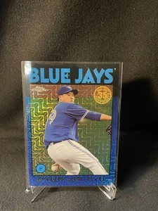 2021 Topps Update Series - 1986 Topps Chrome Baseball #86C-47 Hyun Jin Ryu /150 - Picture 1 of 2