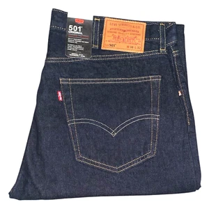 Levi's® 501 Original Regular Fit Men's Jeans OneWash Dark Blue 30 32 34 36 38 - Picture 1 of 13