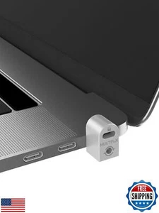 Adaptateur de verrouillage pour ordinateur portable Multplx pour serrure Kensington | Ajoute un emplacement de sécurité à n'importe quel L - Photo 1/5