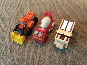 Transformers G1 Scoop, Landfill & Quickmix Targetmaster 1987 Takara Hasbro - Picture 1 of 4