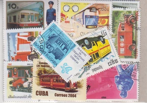 TRANSPORTATION - 50 DIFFERENT TOPICS STAMPS!!! FREE SHIPPING - Bild 1 von 1