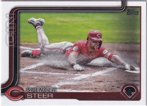 2025 Topps MLB Baseball Series 1 No. 37 Spencer Steer Cincinatti - Bild 1 von 2