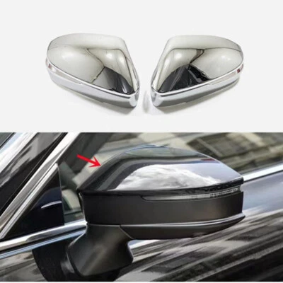 Tapa de espejo retrovisor lateral 2 piezas cromada para Toyota Crown 2023 2024 2025 Foto 1 de 4