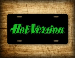 "Versión Caliente"" JDM Texto Verde Matrícula de Coche de Deriva Japonés  - Imagen 1 de 5