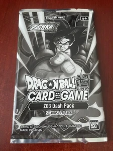 DRAGON BALL - ZENKAI SERIES Z03 DASH PACK 5 CARDS PER PACK - SEALED NEVER OPENED - Picture 1 of 1