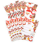  10 Pcs Papier Weihnachtsfeier-Cartoon-Kinderurlaub-Einladungskarte Grukarte
