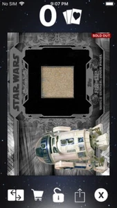 Topps Star Wars Digital Card Trader Silver R2-D2 Relic Insert - Picture 1 of 1