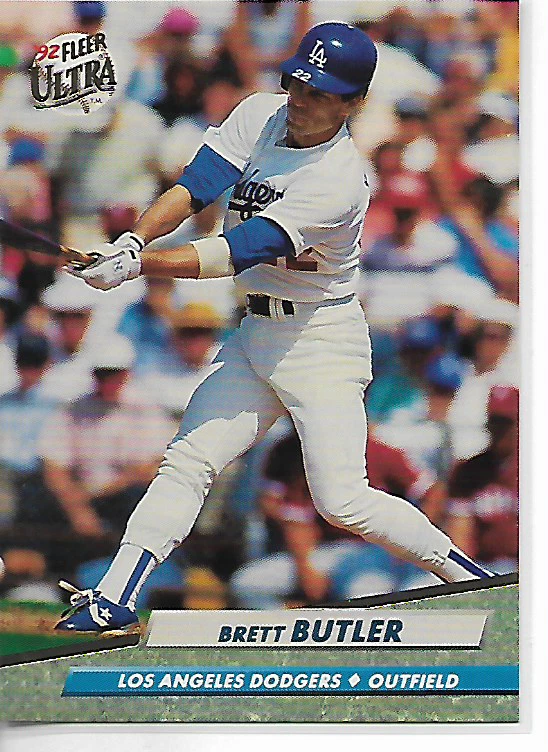 1992 Fleer Ultra Brett Butler Card - Image 1 of 1