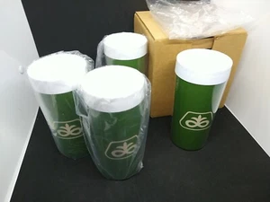 Nos Pioneer Seed Becher Thermo Serv Kunststoff USA Vintage 4er Set offene Box Promo - Bild 1 von 3