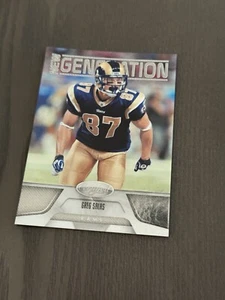 2011 Certified New Generation /999 #185 GREG SALAS St. Louis Rams ROOKIE Card RC - Picture 1 of 2