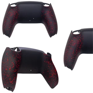 PS5 Controller Grip Gehäuse | Schale Case Back Cover | 3D Splatter + Soft Touch - Bild 1 von 4