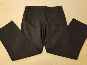 Mens Gap Khaki Dress Pants 34x30 Black Slack Chino Dress Trouser - Picture 1 of 5