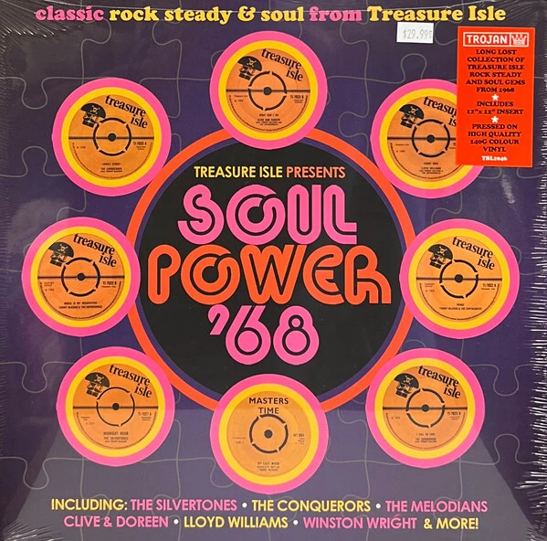 TREASURE ISLE PRESENTS SOUL POWER  68 VARIOUS ARTISTS LP  MINT - Image 1 of 1