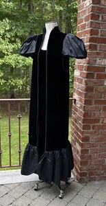 Mr. Blackwell Custom Vintage  Opera Dress Gown With Matching Sleeveless Coat - Picture 1 of 19