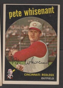1959 TOPPS BB #14 PETE WHISENANT/REDS EX/EX+