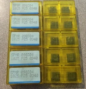 SANDVIK Coromant SPMR 090304 1025 P25 0940 Lathe Carbide Inserts 10 Pcs Mill New - Picture 1 of 1