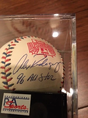 Alex Rodriguez : Signed Autographed Ball PSA/DNA 9  - 1996 All Star - Full sig - Image 1 of 4