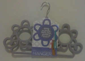 Sheffield Home Multi Use Accessory Gray Hanger Set Of 2 - Picture 1 of 4
