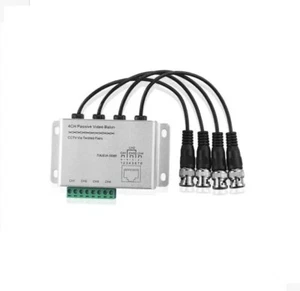 4CH Passive HD Video Balun transceiver BNC RJ45 UTP Cable Converter - Picture 1 of 2