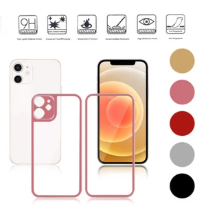 Protector de pantalla de vidrio templado delantero y trasero para iPhone 12 Mini 12 Pro Max 12 - Imagen 1 de 41