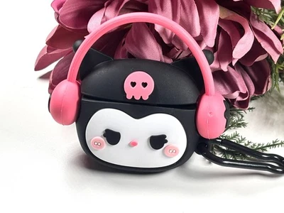 Linda Funda Silicona de Moda Apple AirPods 4 Kuromi/My Melody Sanrio Foto 1 de 4