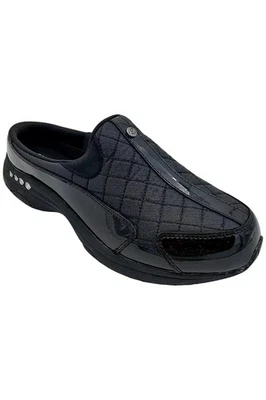 Easy Spirit Women's Slip-On Mules Traveltime 12 Black - Image 1 of 3