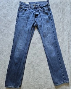 HOLLISTER Vintage Low Rise Button-Up Y2K Straight Leg Jeans 29x32 - Picture 1 of 9