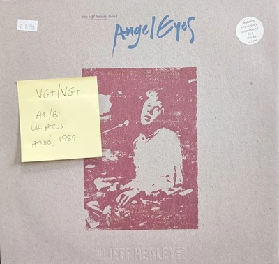 The Jeff Healey Band Angel Eyes Vinyl Record VG+/VG+ 612290 1989 - Image 1 of 2