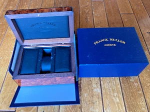 CAJA RELOJ FRANCK MULLER GENEVE Madera Vacía Buen Estado #R52 - Imagen 1 de 11