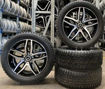 4 Orig Mercedes-Benz Winterräder 235/50 R18 101T M+S GLA X156 A1564010100 546 - Bild 1 von 3