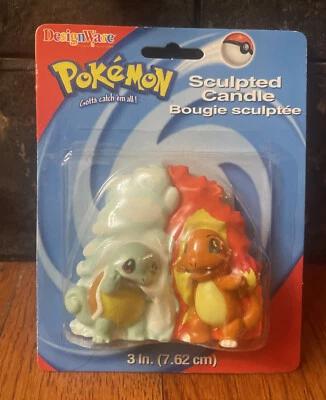 De colección Nuevo de Lote Antiguo Pokemon Vela Esculpida Diseño Artículos 3" Fiesta de Cumpleaños Pastel Niños Squirtle Foto 1 de 3