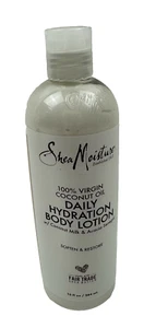 Shea Moisture 100% Virgin Coconut Oil Daily Hydration Body Lotion 13 oz NEW - Picture 1 of 4