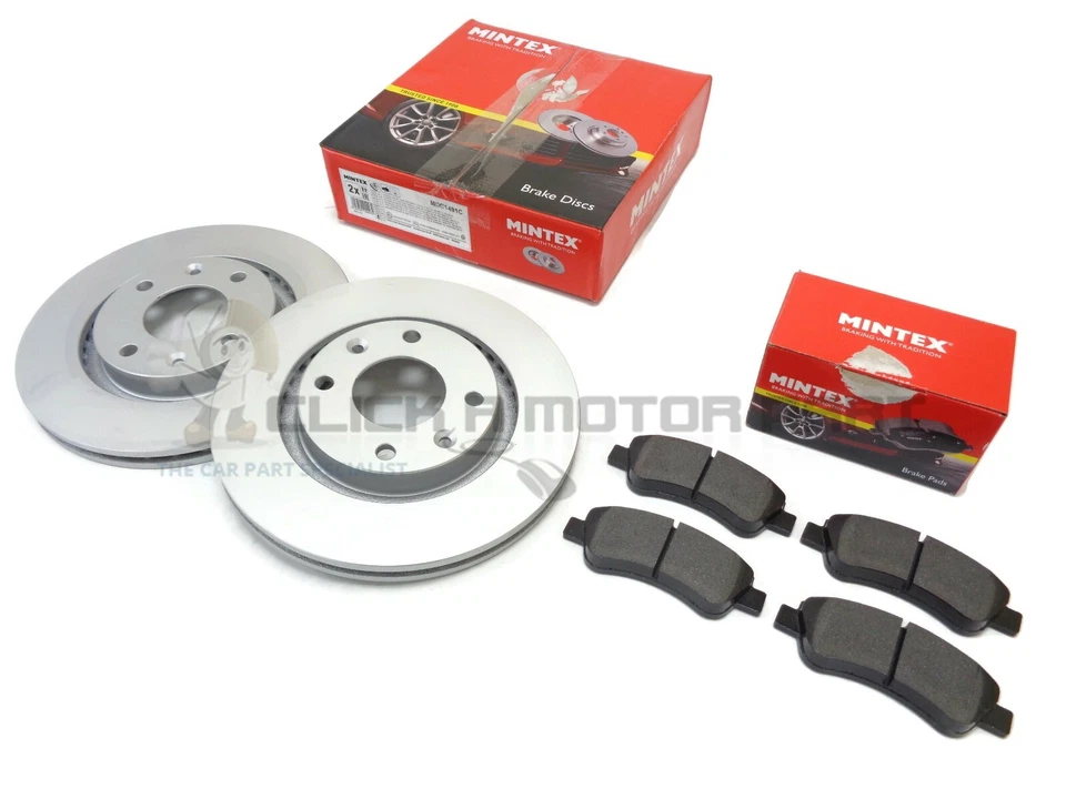 2 discos y pastillas de freno delanteras Mintex Peugeot 207 1.4 8V 2006-2013 (266 mm) Foto 1 de 1