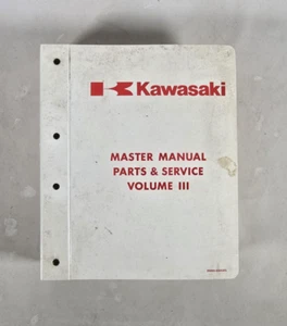 KAWASAKI MASTER MANUAL PARTS AND SERVICE VOLUME 3 NO. 9430 - Picture 1 of 4