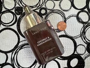 Sand + Fog COCONUT SANDALWOOD Eau de Parfum Oil DROPPER Bottle * Full Size 50 mL - Picture 1 of 2