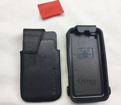 Funda OtterBox Defender Serie Resistente BlackBerry Z10 Plus Giratoria Cuero  Foto 1 de 4