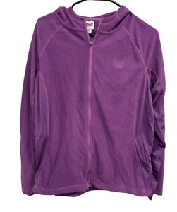 Everlast Sport NWT Womens Purple Fleece Zip-Up Hoodie Jacket Size XL - Picture 1 of 11
