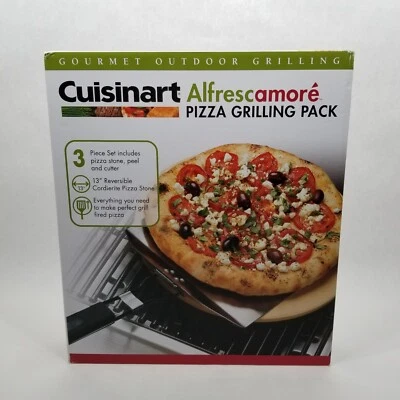 Paquete de parrilla de pizza Cuisinart Alfrescamore para pizza de fuego a la parrilla sin abrir nuevo Foto 1 de 4