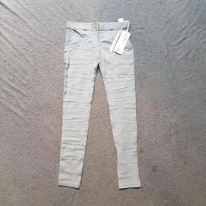 Women's Freddy WR.UP Fashion Cotton Light Grey WRUP1R1E-G23 Mid Waist sz S M - Picture 1 of 5