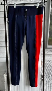 New Balance x Staud NBSLEEK Tights in Peacoat (Navy and Red) Size L - Picture 1 of 9