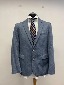 CRUISE SUIT JACKET/BLAZER IN BLUE STRIPE SIZE 42R EC (0567) - Picture 1 of 8