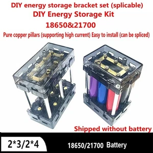 1 Set 12V 24V 48V DIY Spliceable Solderless Battery Box Battery Holder Case - Picture 1 of 13