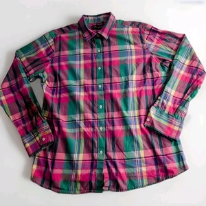 Wrangler Womens Shirt Size 16 XL Western Outdoor Cowgirl Button Up See Pics - Foto 1 di 9